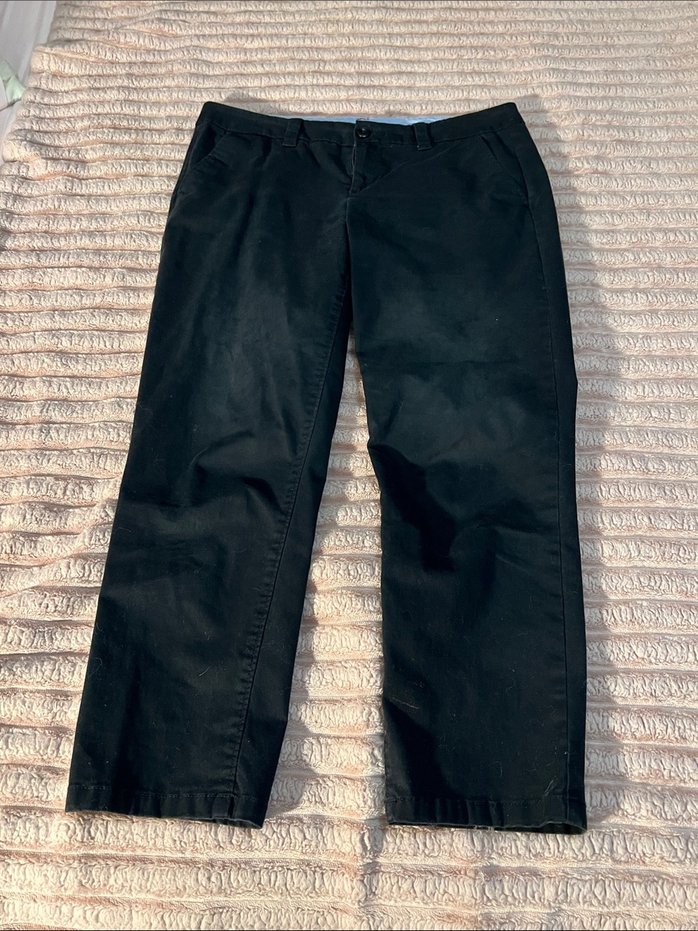STYLUS Black Cropped Women's Pants - Slim Ankle Length
